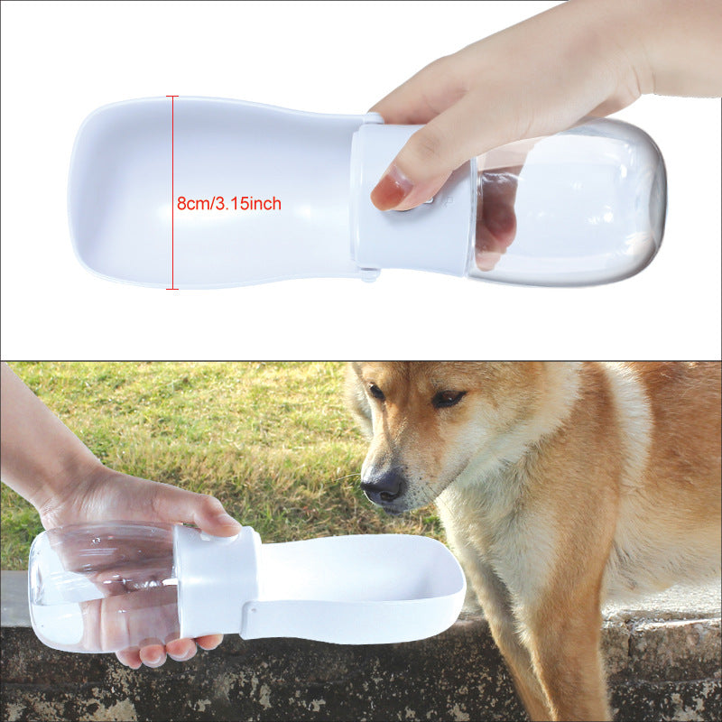 300ML Dog Out Drinking Water Bottle With Filter Element Pet Accompanying Cup Portable Pet Folding Water Cup - image 2