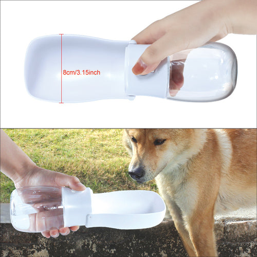 300ML Dog Out Drinking Water Bottle With Filter Element Pet Accompanying Cup Portable Pet Folding Water Cup - image 2