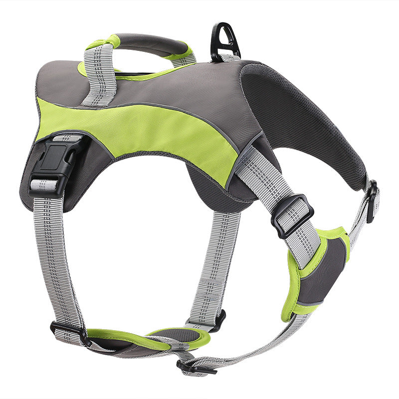 Pet Supplies Reflective Chest Strap Medium And Large Dogs Explosion-Proof Rush Dog Harness - image 5