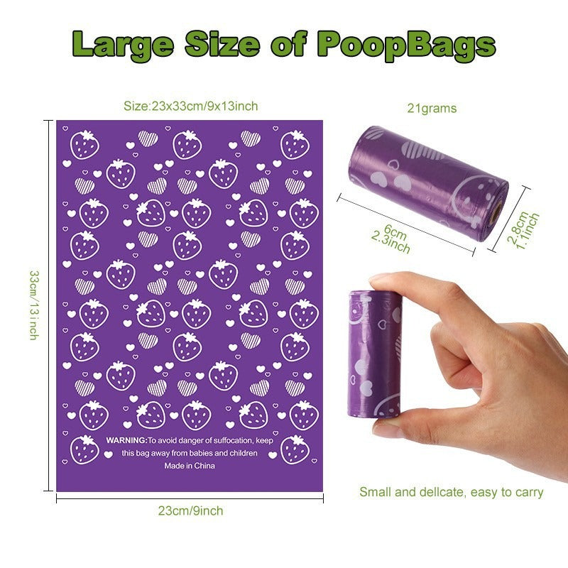 Biodegradable Dog Waste Bags – 6 Rolls, Cute Designs - image 10