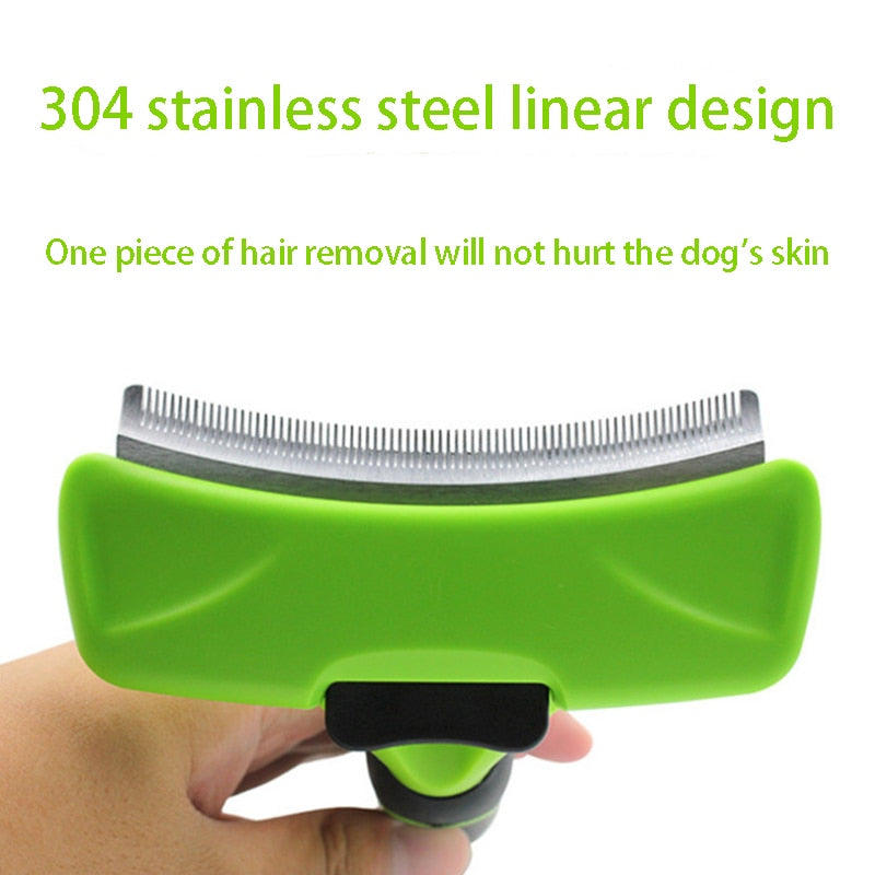 Pet Hair Remover Combs Furmine Dog Grooming Brush Deshedding Tool Comb Edge Trimming Dog Cat Rake Removal fur brush - image 2