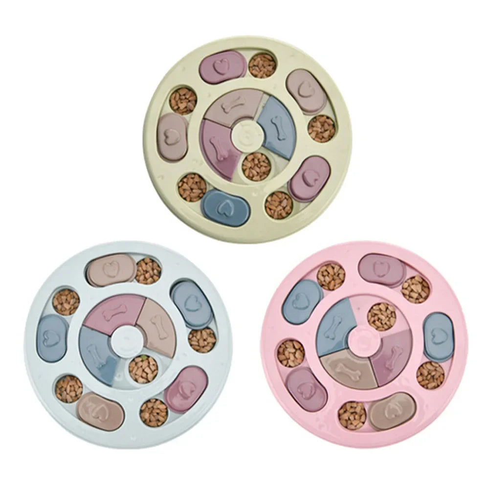 Dog Puzzle Toys Slow Feeder Interactive Increase Puppy IQ Food Dispenser Slowly Eating NonSlip Bowl Pet Cat Dogs Training Gam