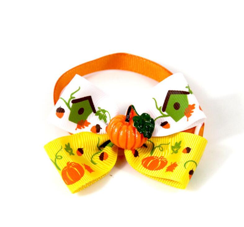 Pet Pumpkin Bow Tie - image 2