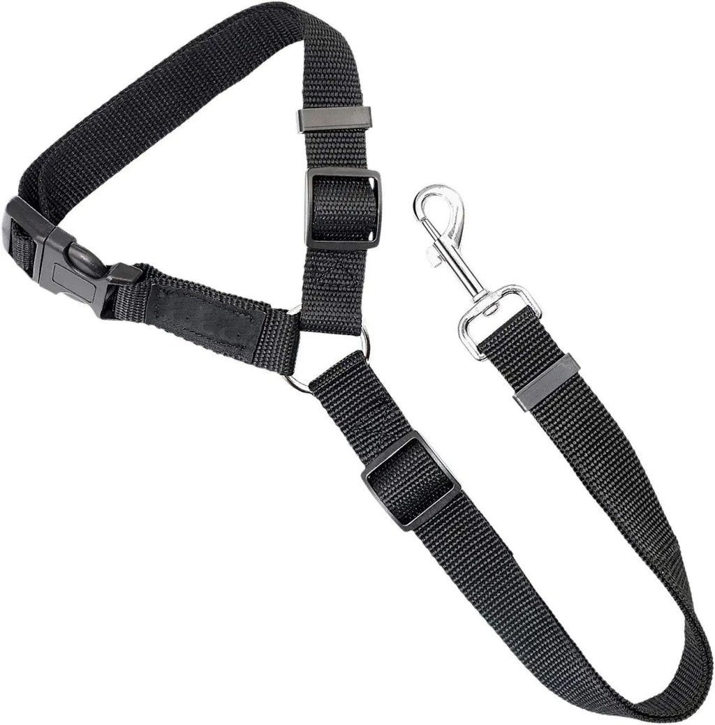 Pet dog safety belt large and medium-sized dog travel vehicle rope car safety buckle fixed rope car riding tool - image 5