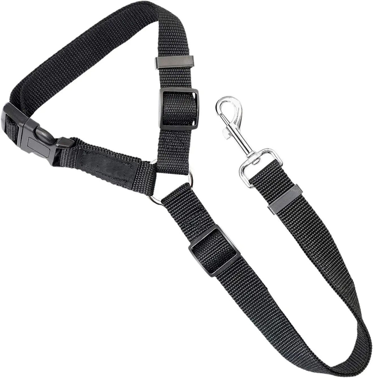 Pet dog safety belt large and medium-sized dog travel vehicle rope car safety buckle fixed rope car riding tool - image 5