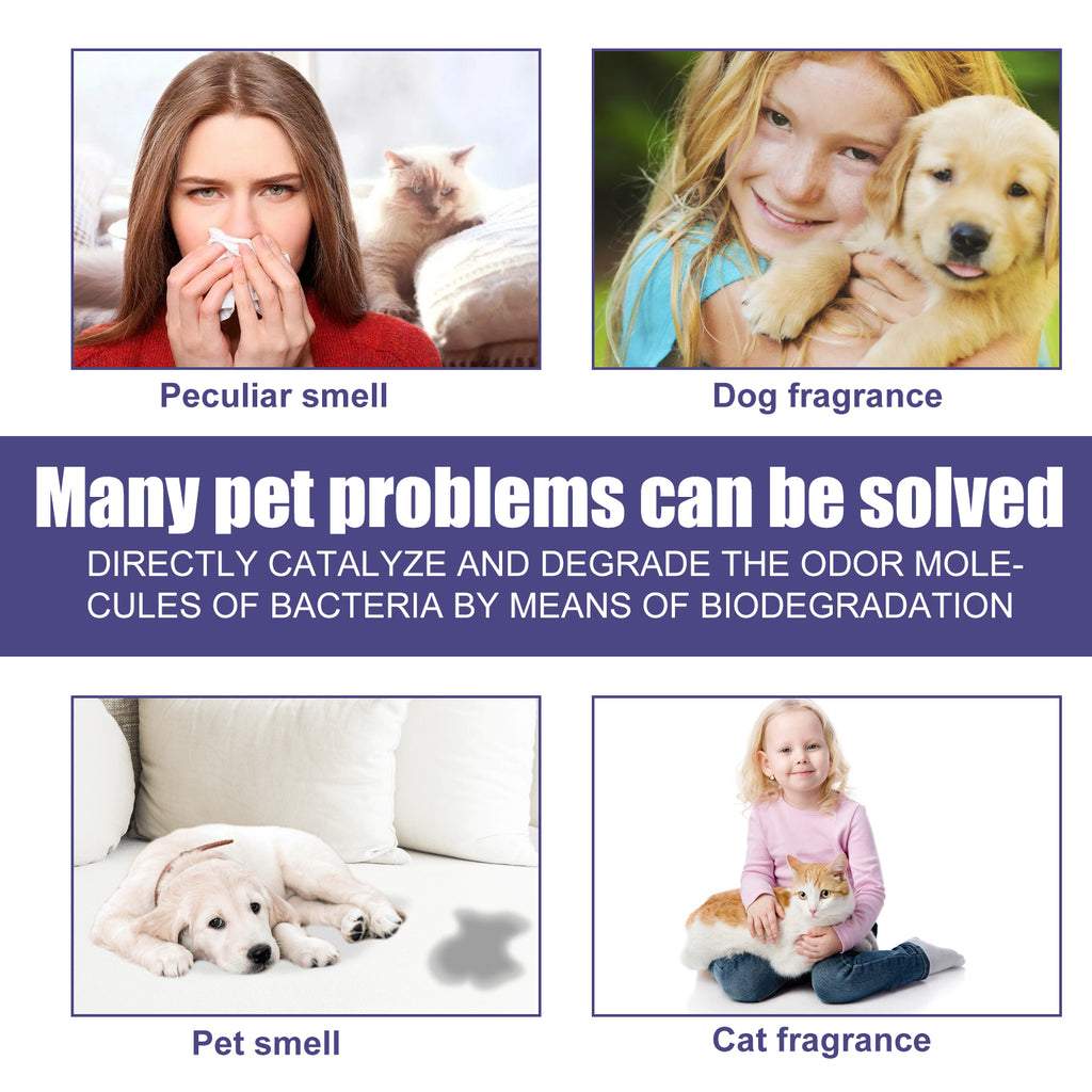 Pet Deodorant Spray To Remove Odors, Dogs And Cats To Remove Urine Odor Body Odor Feces Smell Clean Air - image 4