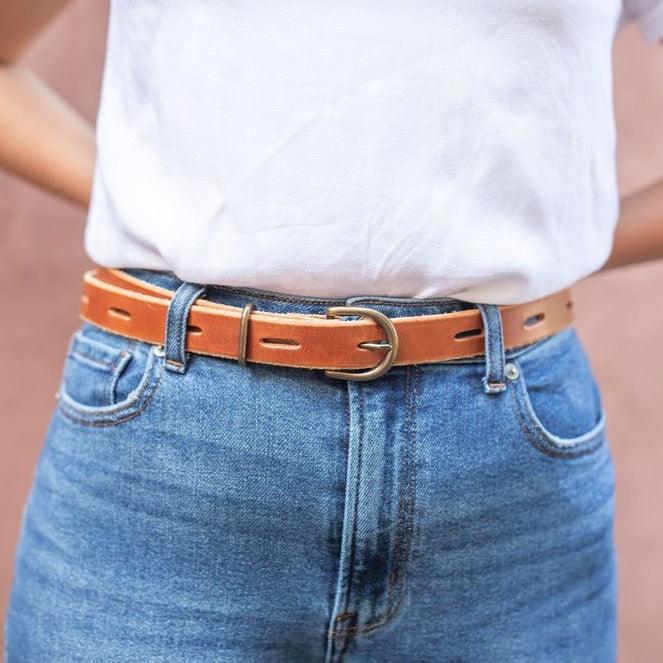 The Wanderer Belt - USA Made - Small, Caramel, Medium, Large - view 2