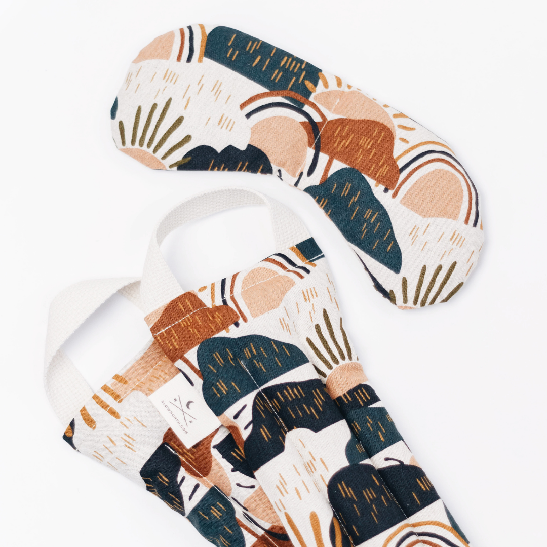 Eye Mask + Neck Wrap Bundle - Rainbow Hill - view 4
