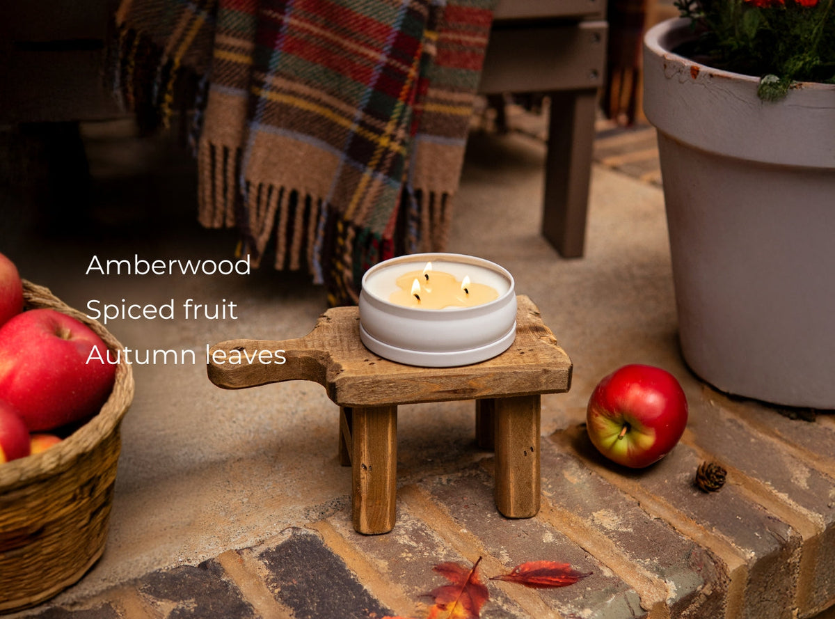 Flannel & Leaves 3-Wick Candle - view 3