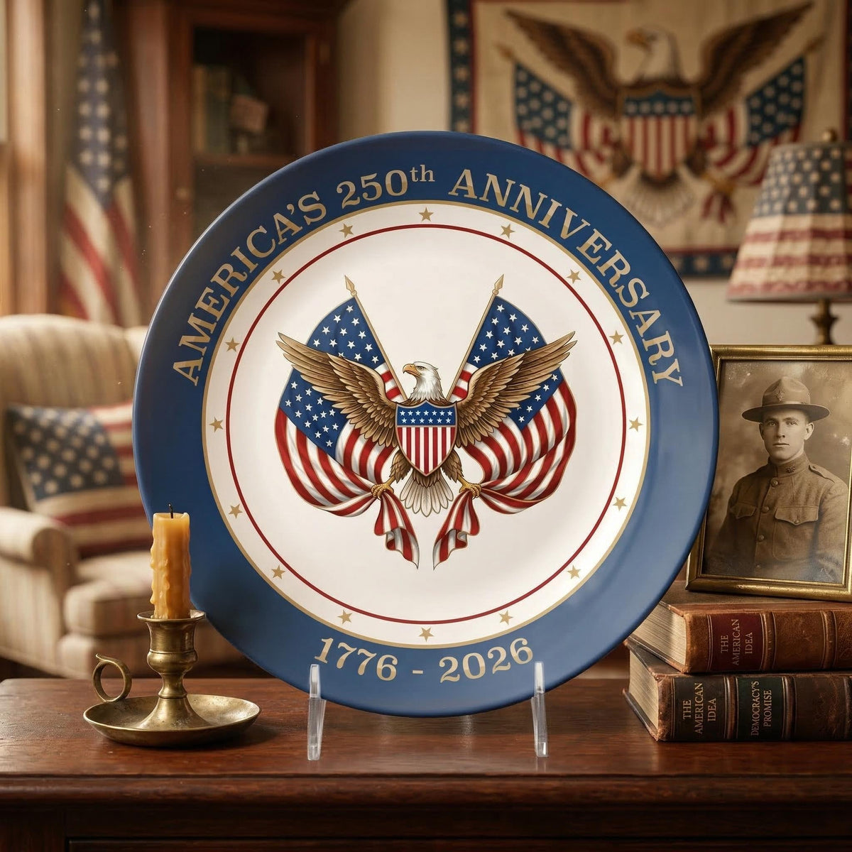 America's 250th Anniversary 1776-2026 Plate - view 3