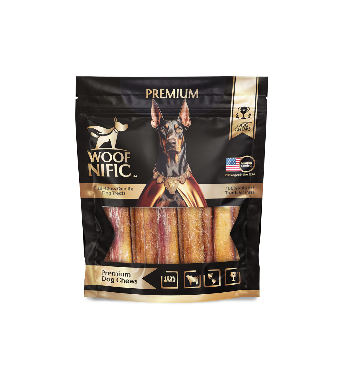 Straight Bully Sticks for Dogs – 100% Natural Beef Chew - image 2