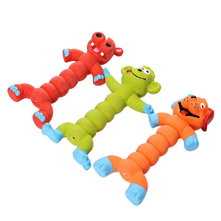 Dog Toys Dog Voice Latex Toys Cartoon Shaped Molar Stick Pet Supplies - image 5