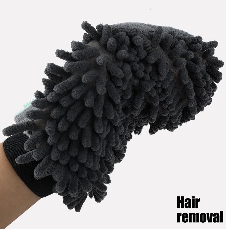 Pet shower gloves, dog double-sided cleaning, massage, shower brush, cat grooming, massage brush, pet supplies - image 3