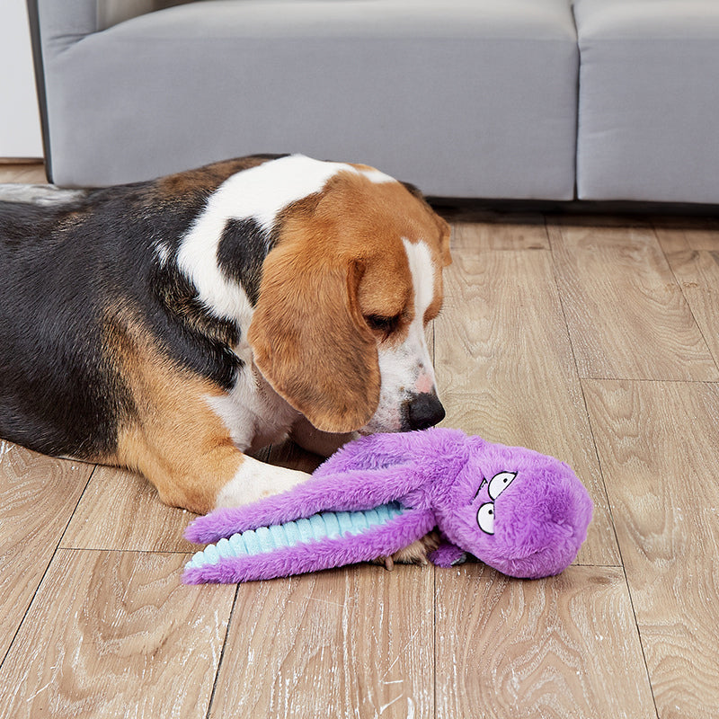 Octopus - shaped indestructible plush dog toy, squeaky & bite - resistant, pet toy supplies - image 4
