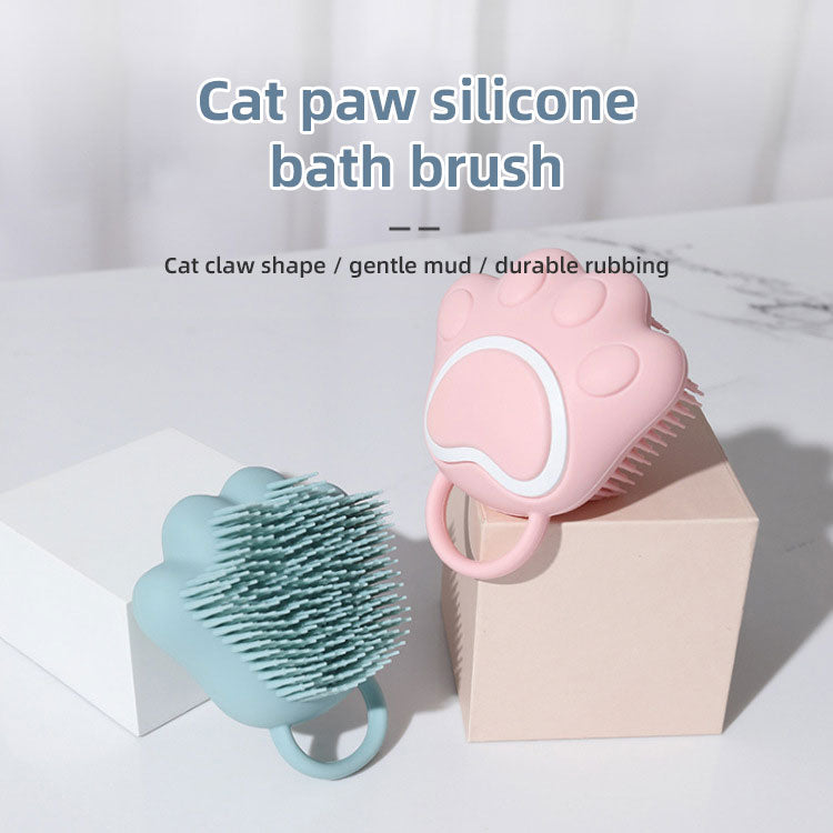 Pet Shower Brush Can Put Bath Soap In - image 4