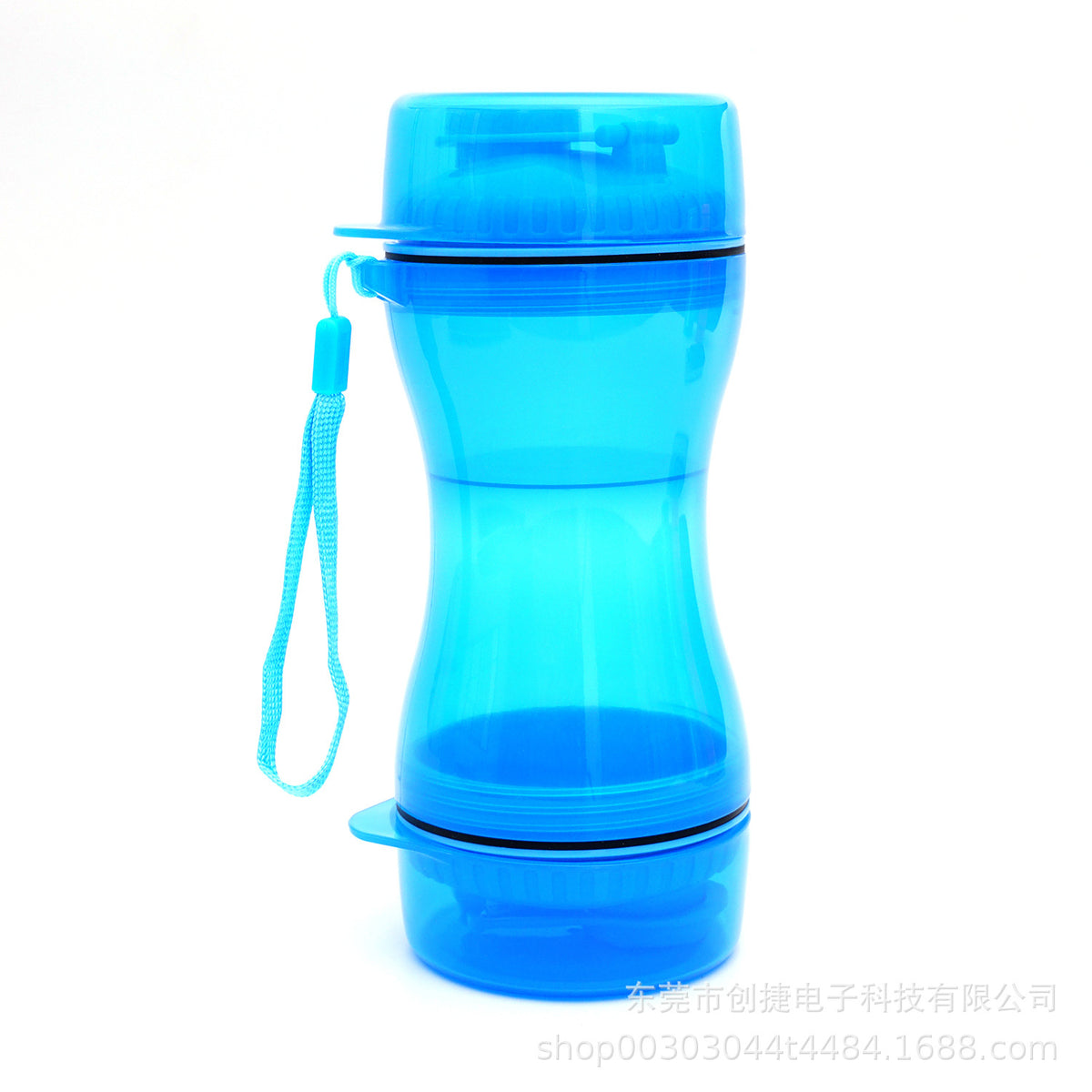 Collapsible Dog & Cat Water Bottle with Built-In Bowl – Portable Travel Feeder - image 9