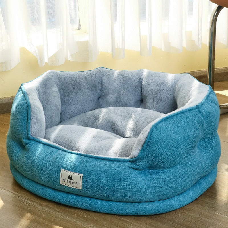 Doghouse Winter Warm Four Seasons Universal Small Dog Teddy Bichon Dog Bed Sofa Netflix Cat Nest Pet Supplies - image 7