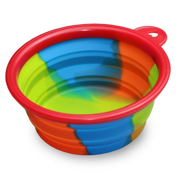 Portable Folding Silicone Dog Travel Bowl – Water & Food - image 5
