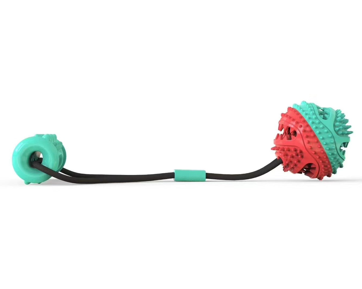 Pet Supplies Toy Combination Pull Rope Training Molar Bite Resistant Ball Dog Toy - image 3