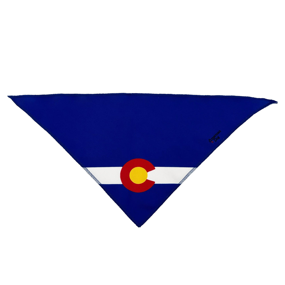 Bandanas - Tie On - Colorado Flag, X-Small. 17", Small  22", Medium  27", Large/XL  32"