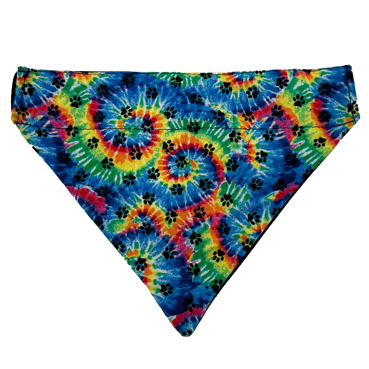 Bandana - Paw Swirl Tie Dye, X Small, Small, Medium, Large - view 3