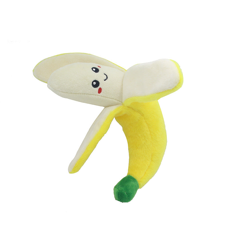 Pet Plush Sound Toys Fruits and Vegetables Dogs and Cats Educational Toys Supplies Cactus, Corn, Eggplant - image 3