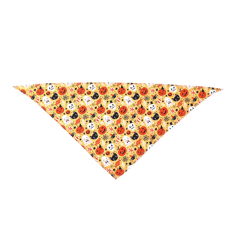 Pet Bandana for Dogs and Cats - Thanksgiving, Christmas, Halloween Pet Triangle Scarf Bib - image 28