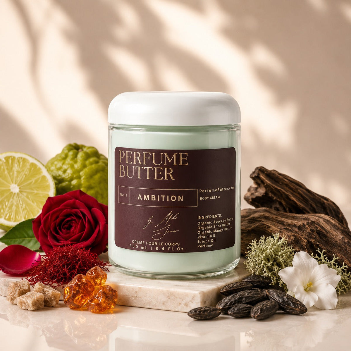 AMBITION – The Luxury Body Butter Perfume | Long-Lasting Fragrance Moisturizing Scent | Smooth Hydrating Skin Perfume | Premium Daily Wear | Perfume Butter — CB