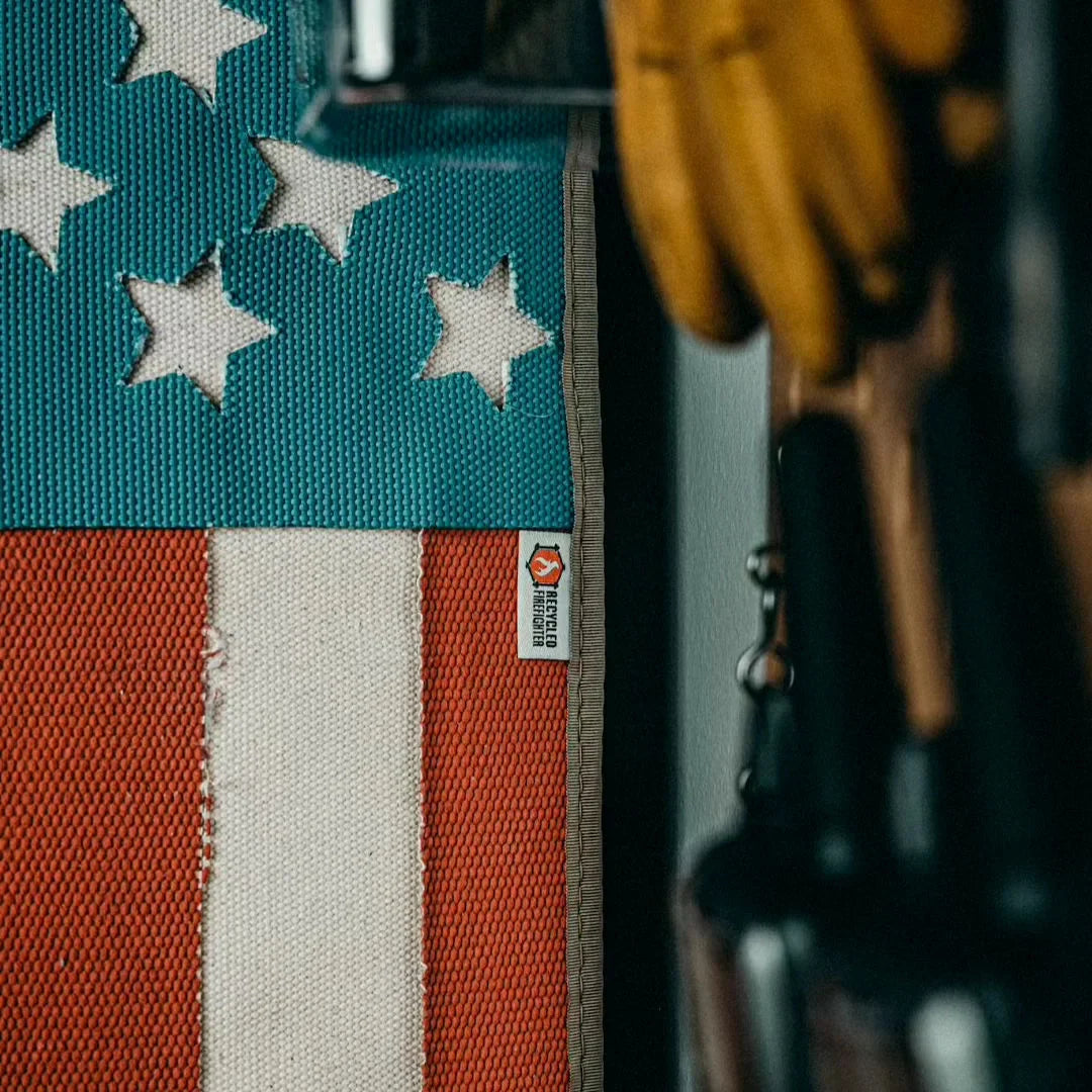 American Flag - Fire Hose - view 3