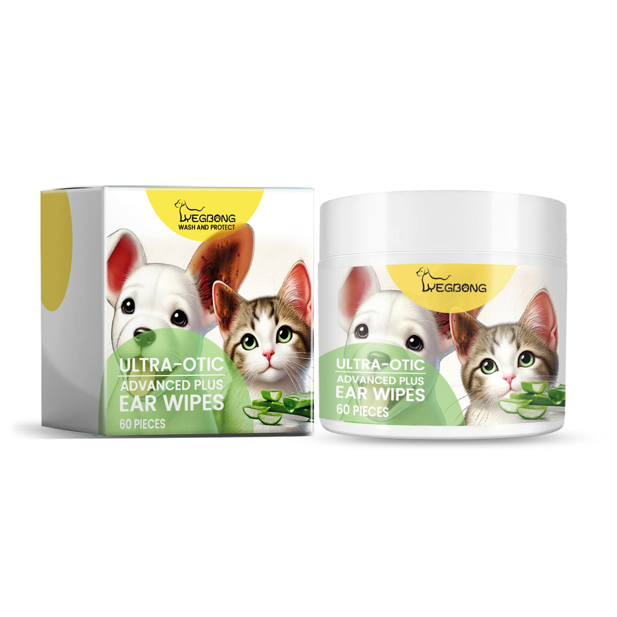 Ear Cleaning Pad For Cats And Dogs Soothes Pet Ear Canal Discomfort And Cleans Ear Dirt - image 2