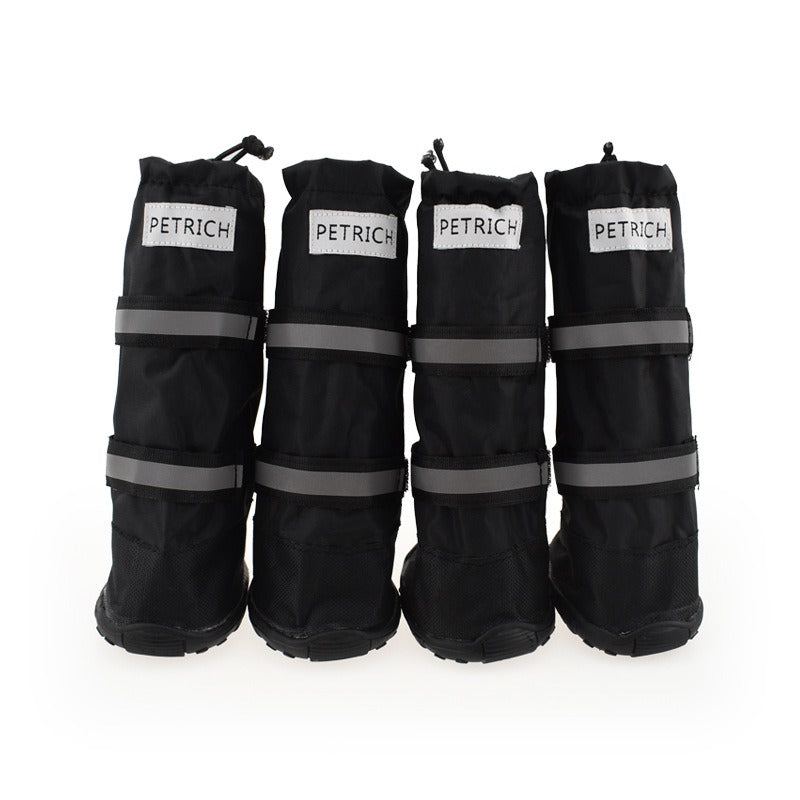 Warm Long-Tube Dog Snow Boots – Waterproof Winter Footwear