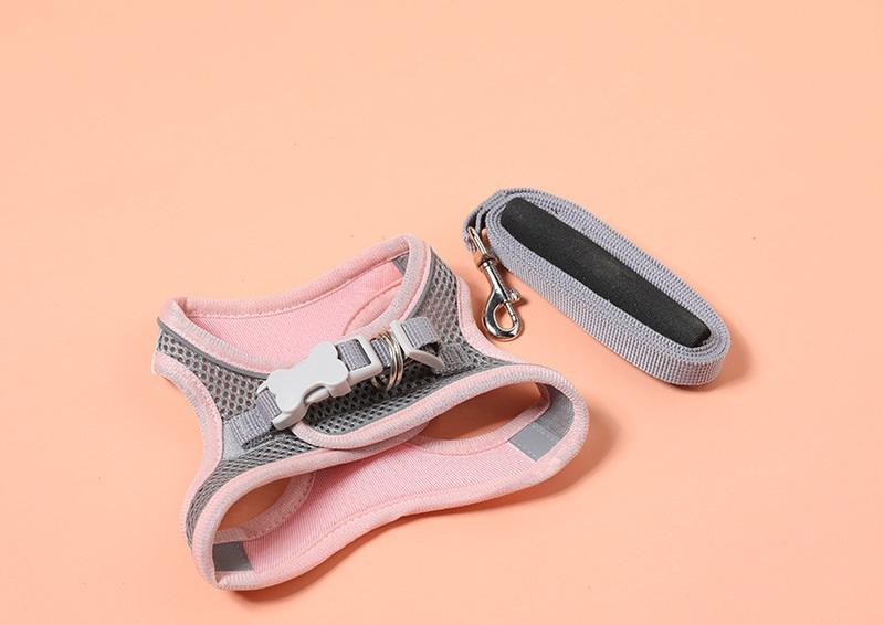 No Pull Pet Reflective Oxford Vest Soft Breathable Mesh Padded No Pull Dog Harness Set for cute puppy dog pet harness for dog