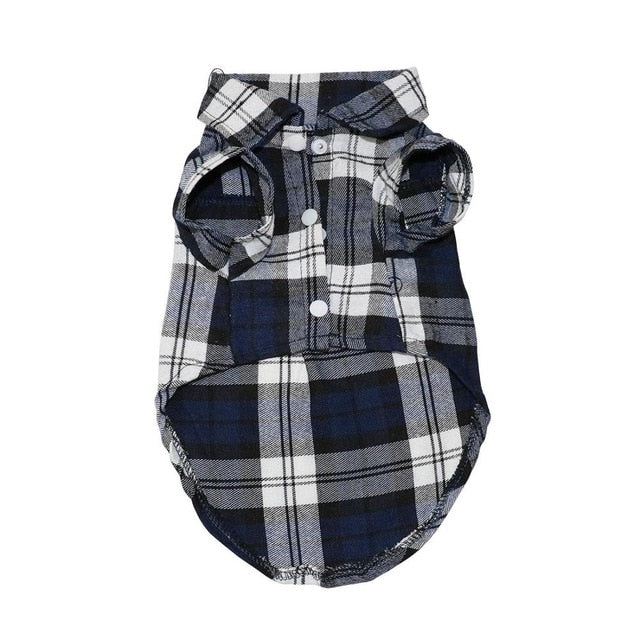 Plaid Dog Clothes Summer Dog Shirts for Small Medium Dogs Pet Clothing Yorkies Chihuahua Clothes - image 7
