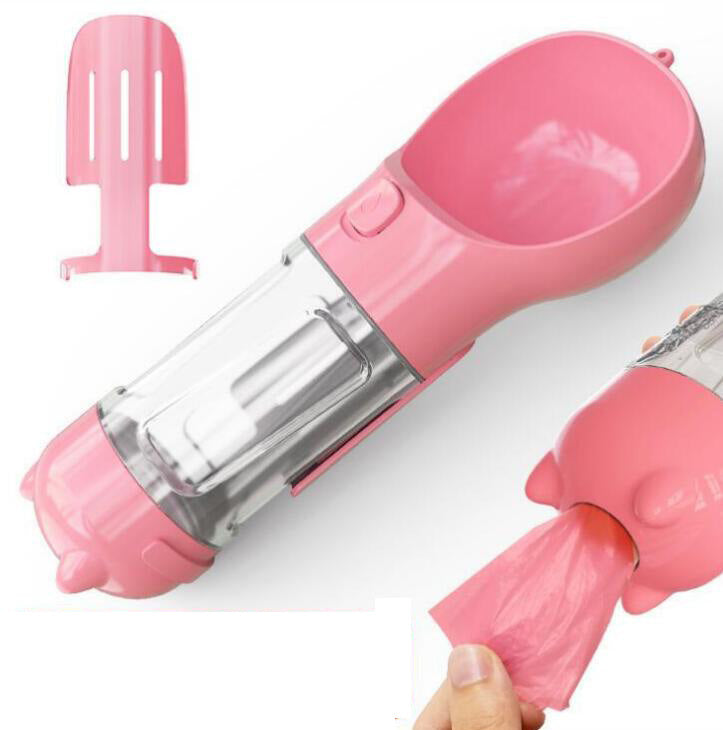 Portable Dog Water Bottle with Bowl & Waste Bag Dispenser - image 6