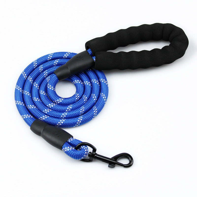 Reflective Dog Pet Leash Rope Nylon Small Dogs Puppy Leashes 150cm Long Heavy Duty Large Dog Lead Red Blue Pink Green Black -