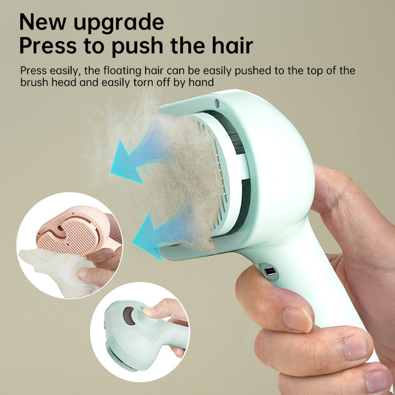 Upgraded Pet Electric Grooming Comb, Steam Hair Removal & Cleaning Set, Styling Accessories for Dogs & Cats - image 7