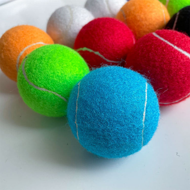 Pet Tennis Ball Bite Resistant Rubber Tennis Ball Teasing Dog God Dog Ball Supplies Color Tennis Ball - image 2