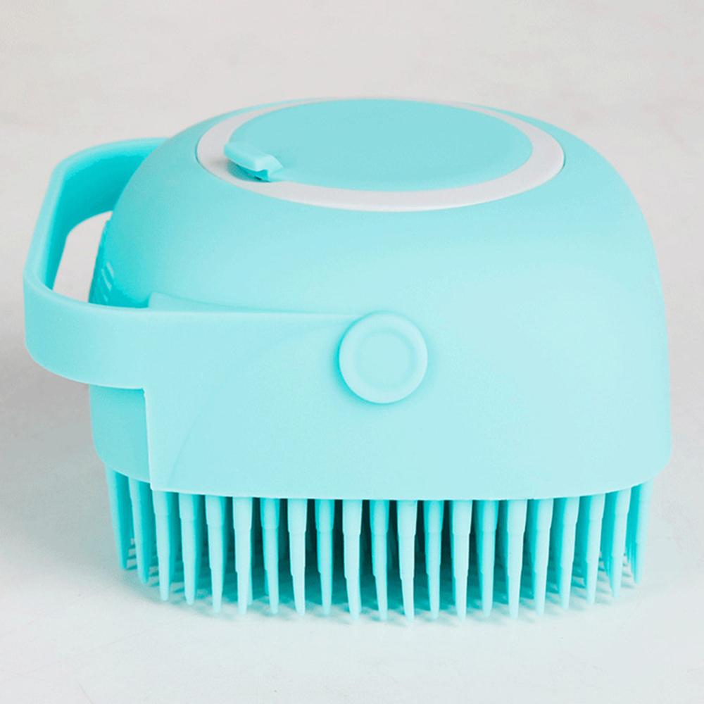 Pet Bath Brush Soft Silicone Comb Dogs Cats SPA Shampoo Massage Brush Shower Hair Grooming Tool - image 3