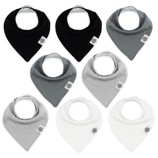 Basics Bandana Bib Set (8 pack) — Parker Baby Co.