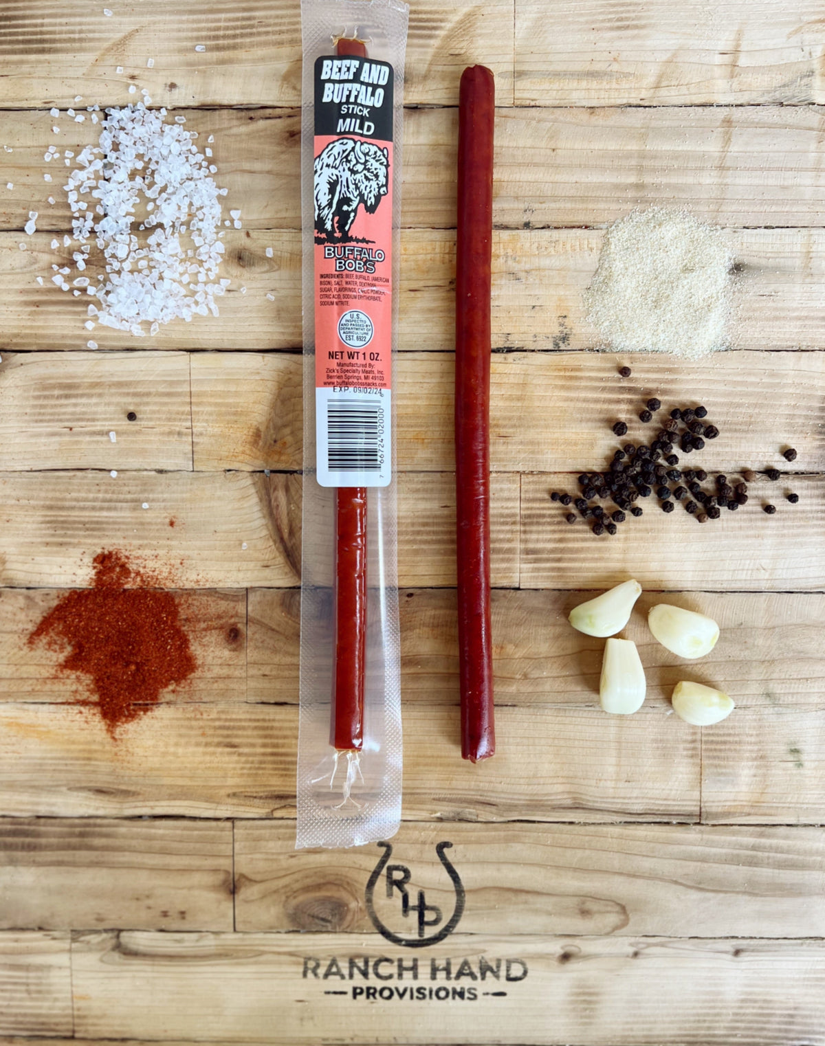 Buffalo and Beef Jerky Stick - Mild