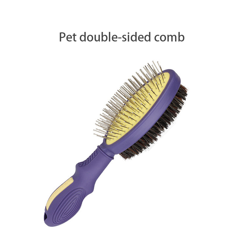Pet Products Pet Double Face Comb Dog Beauty Air Bag Massage Needle Comb Pet Pig Hair Removal Brush
