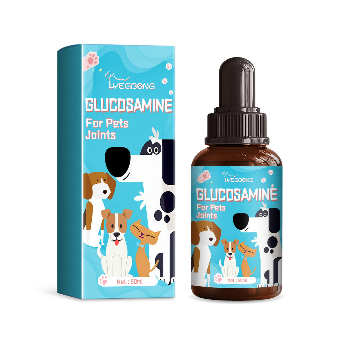 Pet Glucosamine Drops Relieve Pain Of Bones And Joints For Pets Body Care For Cats And Dogs - image 2
