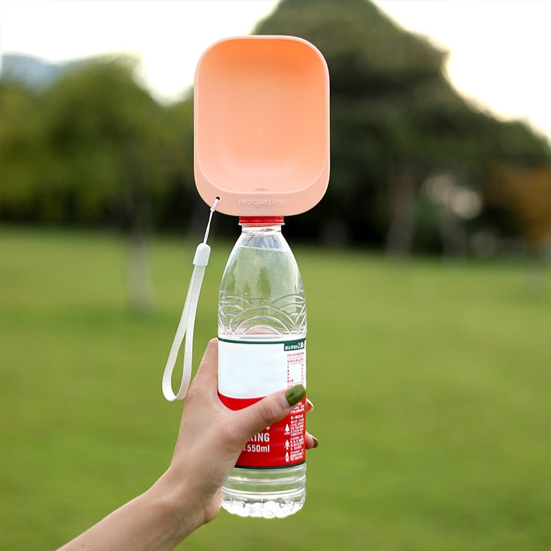 Portable Squeeze Dog Water Bottle Attachment – Outdoor Travel Drinking Feeder - image 3