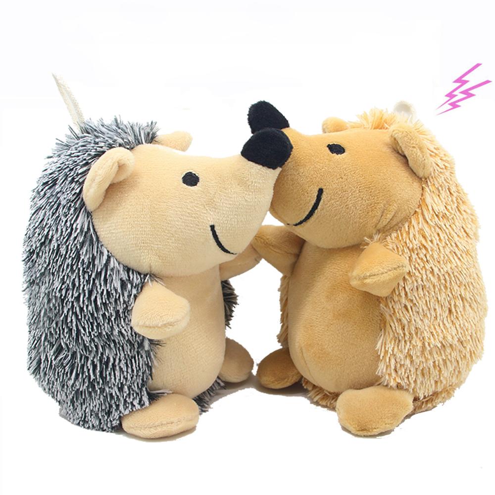 Hedgehog Soft Plush Dog Toys Small/Large Dogs Interactive /Squeaky Sound Toy Chew Bite Resistant toy Pets Accessories Supplie