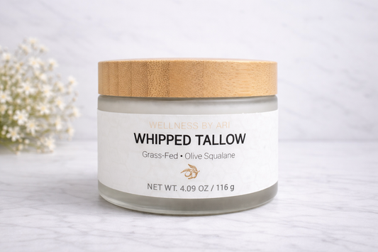 Whipped tallow with Squalane. - Unscented Whipped Tallow