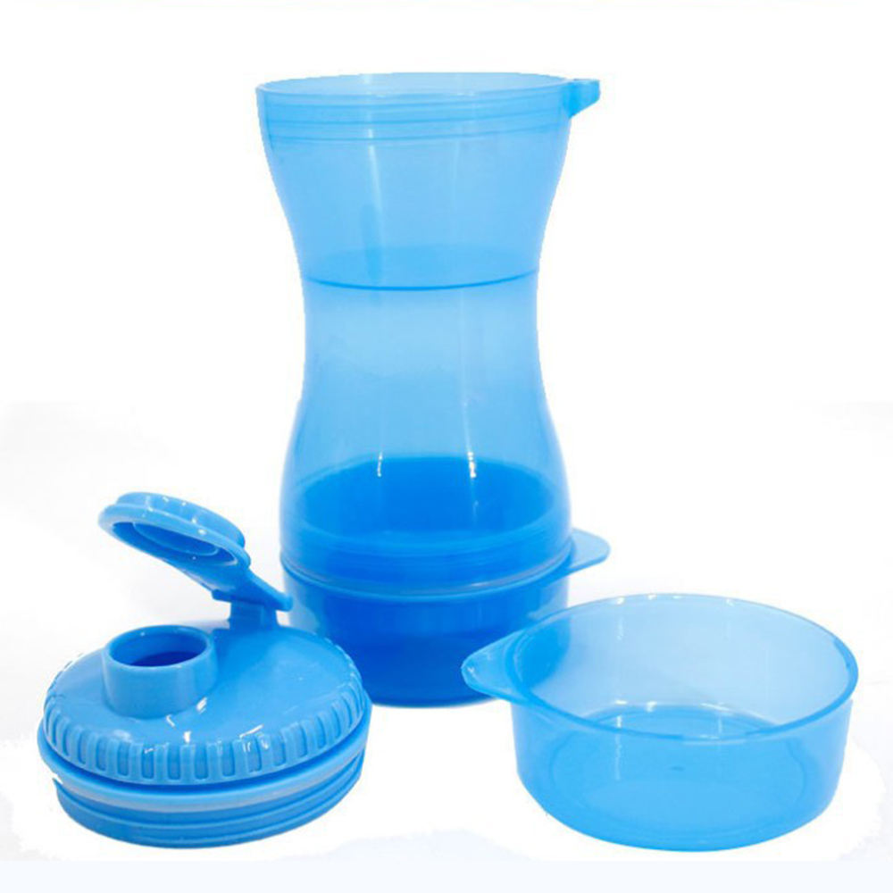 Collapsible Dog & Cat Water Bottle with Built-In Bowl – Portable Travel Feeder - image 5
