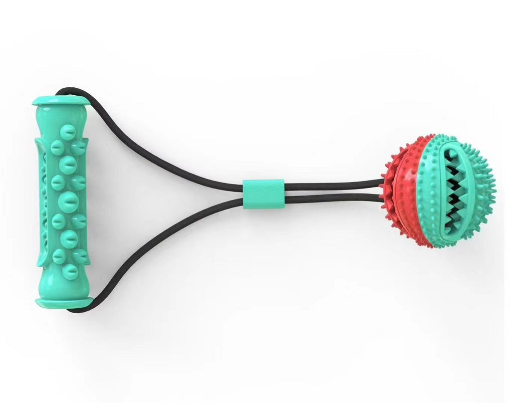Pet Supplies Toy Combination Pull Rope Training Molar Bite Resistant Ball Dog Toy - image 2