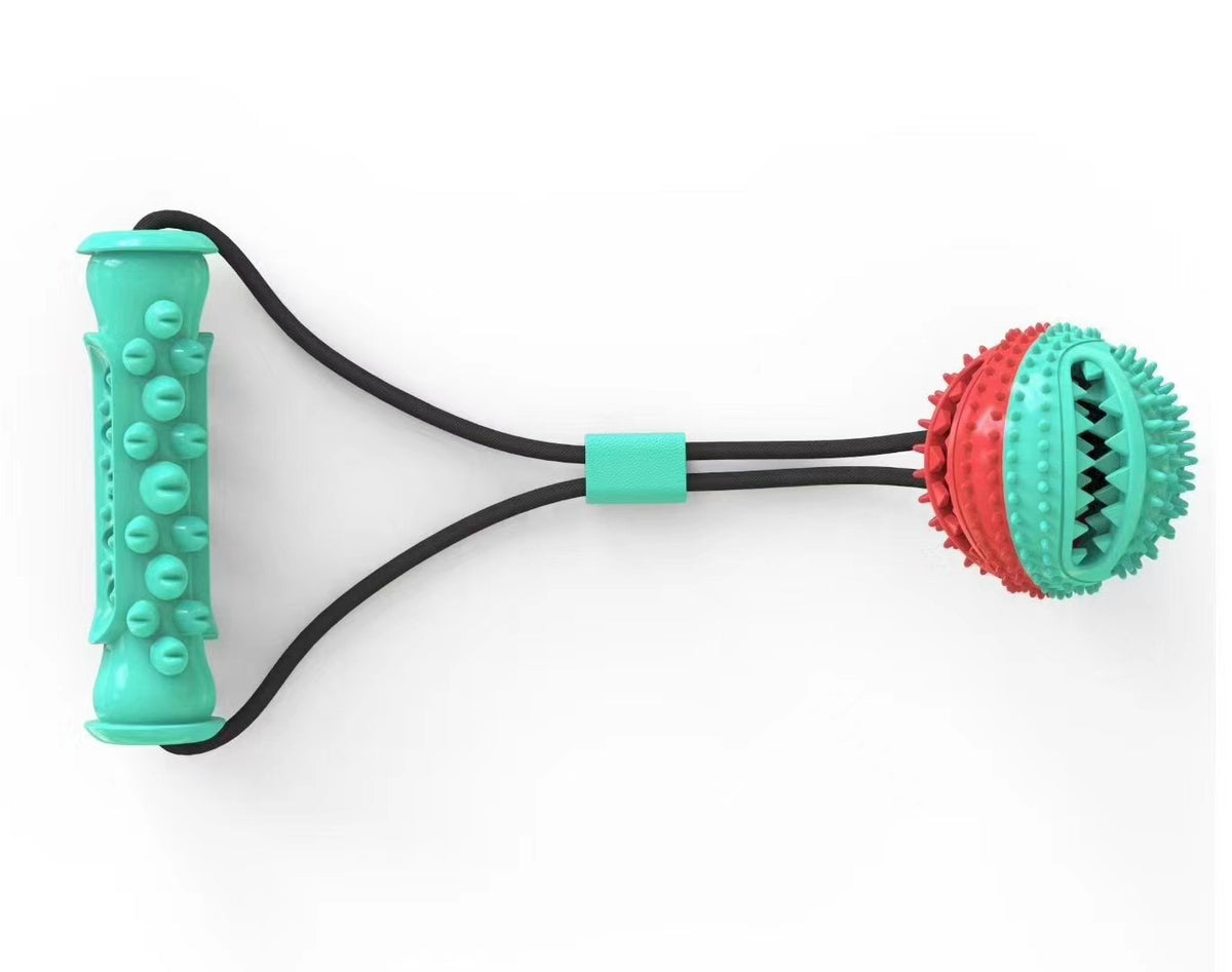 Pet Supplies Toy Combination Pull Rope Training Molar Bite Resistant Ball Dog Toy - image 2