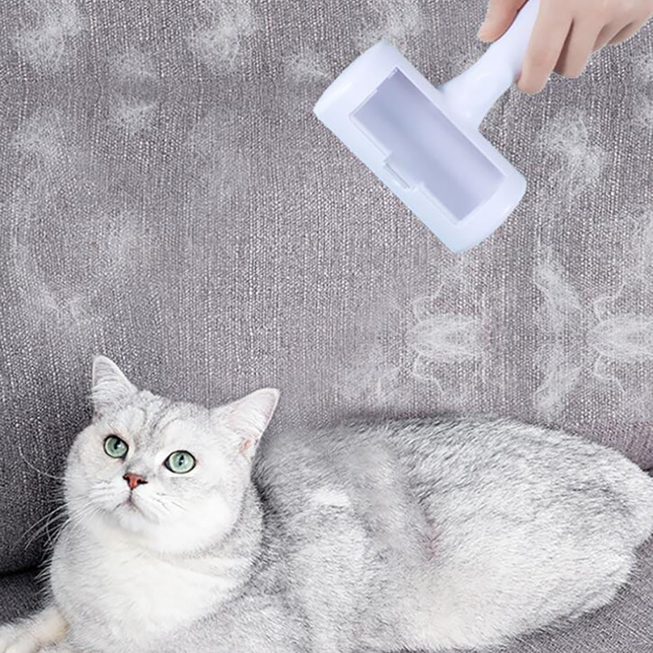 Pet Hair Remover Sticky Brush Clothes Sheets Car Sticky Brush Dog Hair Remover Pet Hair Removal Brush - image 5