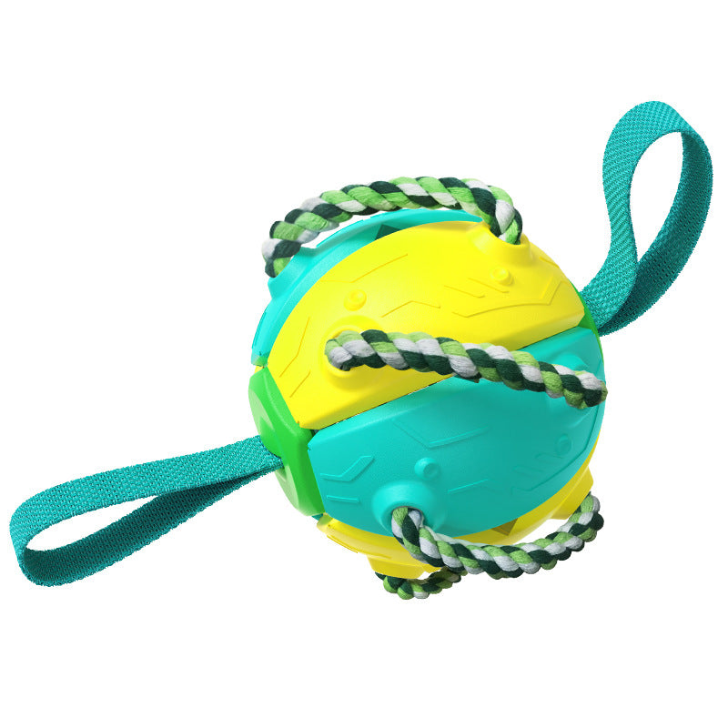 Pet Supplies Throwing Frisbee Outdoor Training Interactive Frisbee Football Dog Toy - image 6